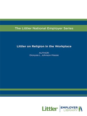 cover image of Littler on Religion in the Workplace